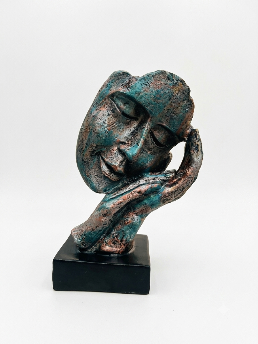 THINKER FACE_Verdigris Finish