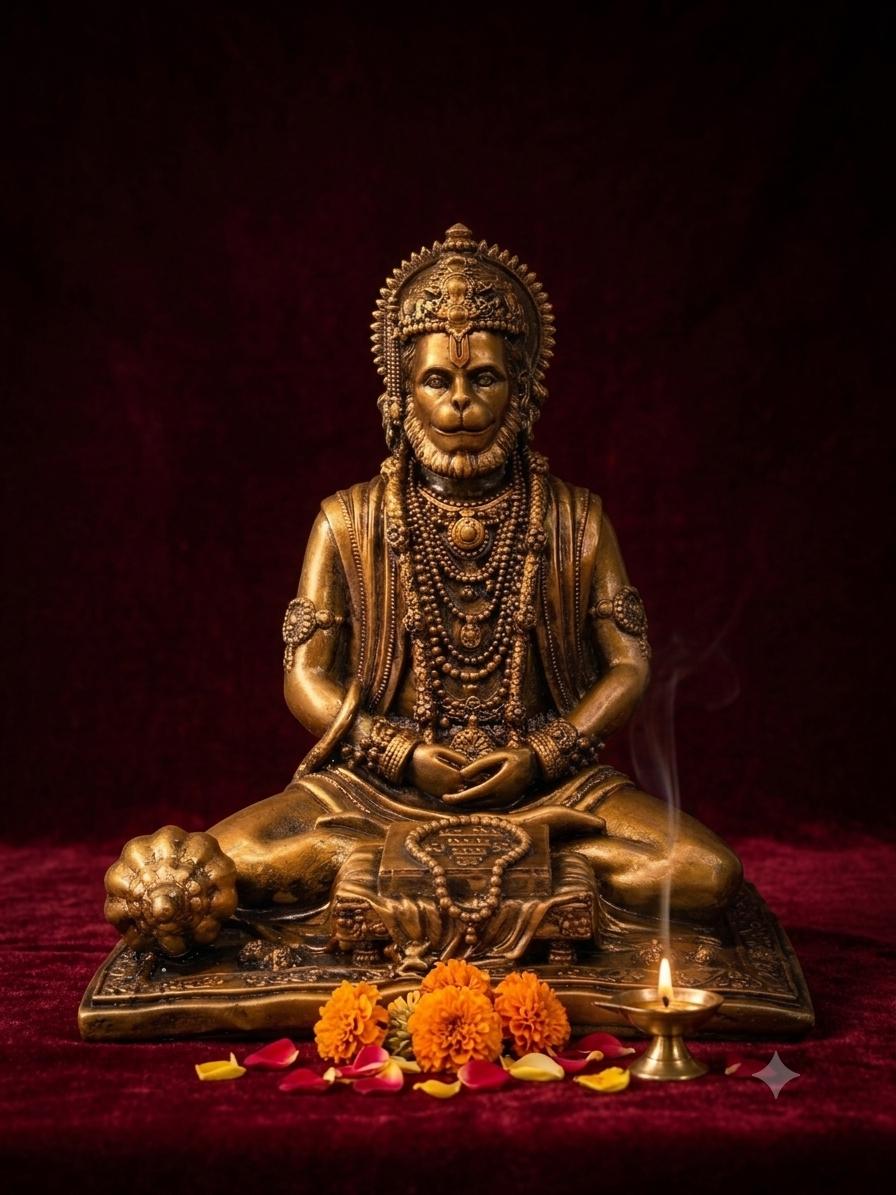 MEDITATING BAJRANGBALI